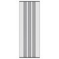 vidaXL Sietková dverová clona proti hmyzu Čierna 80 x 220 cm Polyester