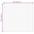 vidaXL Záťažová prikrývka modrá 220x235 cm 15 kg látka