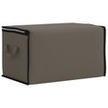 vidaXL Úložná škatula s priehľadným bočným oknom 2 ks Netkaná látka