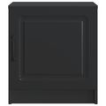 vidaXL Nočný stolík Čierna 43 x 34,5 x 47 cm Kompozitné drevo