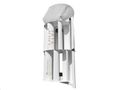 Hybridná turbína VIVI 25 W + akumulátor 7,5 Ah 12 V s regulátorom, biela farba