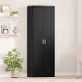 vidaXL Highboard 60 x 35 x 180 cm Kompozitné drevo Čierny dub