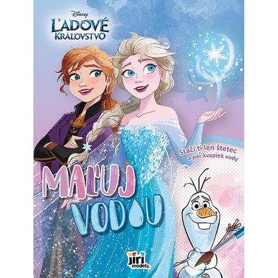 Maľuj vodou A4 Ľadové kráľovstvo
