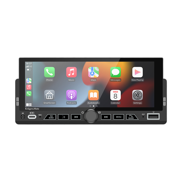 Autorádio Kruger&Matz KM2017 CarPlay / AndroidAuto 1 DIN