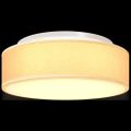 vidaXL Stropná lampa so bodmi Biela 38 x 38 x 13,5 cm látka