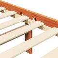 vidaXL Rám postele s čelnou doskou Včelí hnedý 205,5 x 145,5 x 100 cm