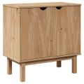 vidaXL Predsiňová skriňa OTTA 75x40x75 cm borovicový masív