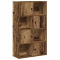 vidaXL Knižnica staré drevo 60x24x101,5 cm kompozitné drevo