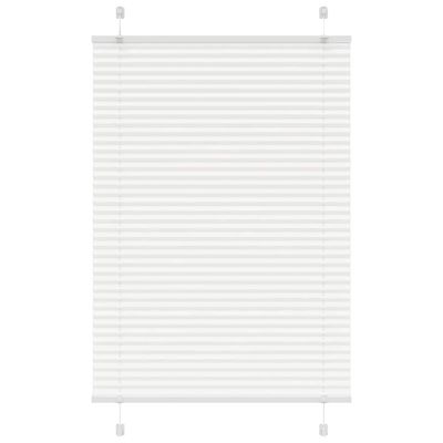 vidaXL plisovaná roleta biela 85x100 cm šírka látky 84,4 cm