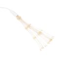 vidaXL Vianočné hviezdicové svetlo 140 LED modré 17 cm