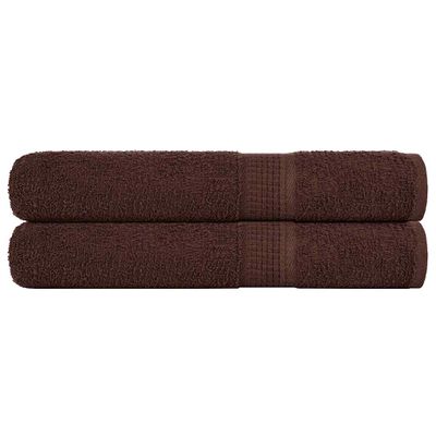 vidaXL Uteráky FROGN 2 ks hnedé 100x200 cm 360 g/m²