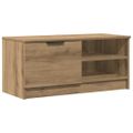 vidaXL TV skrinka Artisan Dub 80x35x36,5 cm Konštrukčné drevo