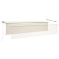 vidaXL Automatická markíza tienidlo&LED&senzor vetra 6x3 m krémová