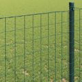 vidaXL Euro plot 1,5 x 10 m Železo potiahnuté PVC Zelená