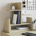 vidaXL Organizér na stôl, dub sonoma 49x20x52,5 cm, kompozitné drevo