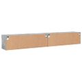 vidaXL TV skrinky s LED svetlami 2 ks betónovo sivé 100x30x30 cm