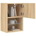 vidaXL TV skrinky s LED svetlami 2 ks dub sonoma 40,5x30x60 cm