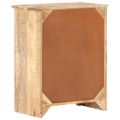 vidaXL Komoda 59x35x75 cm surové mangovníkové drevo