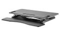 Neomounts  NS-WS300BLACK / Workstation - sit-stand workplace (height adjustment: 11-51 cm) / Black Pracovní stanice, dve pracovní plochy, nastavitelná výška, nosnost 15kg, cerná