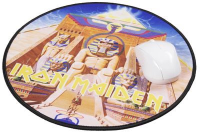 Iron Maiden herná podložka pod myš/ model 4/ 30 cm Podložka pod myš, herná, okrúhla, 300×300×3mm