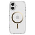 Puzdro Spigen Ultra Hybrid Mag Magsafe pre iPhone 17 číre/zlaté