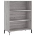 vidaXL Vysoká skrinka sivý dub sonoma 69,5x34x180 cm spracované drevo