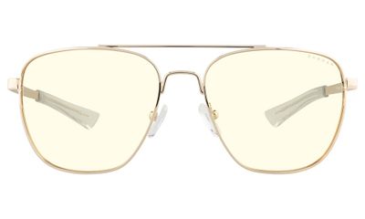 GUNNAR kancelárske/herné okuliare MUSTANG GOLD číre sklá BLF 35 GUNNAR focus