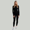 Dámske tričko s dlhým rukávom MERINO I Black - STRIX, veľkosť M, veľkosť oblečenia M