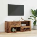 vidaXL TV skrinka 100 x 35 x 40 cm Staré drevo Kompozitné drevo