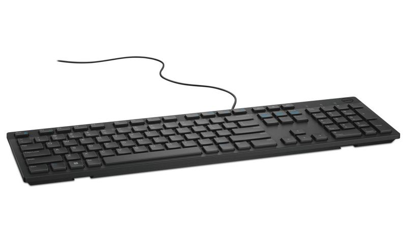 DELL klávesnica KB216/ multimediálna/ ukrajinská/ UA/ USB/ drátová/ čierna Klávesnica, drátová, multimediálna, USB, ukrajinská, čierna