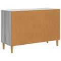 vidaXL Servírovacia skriňa Sivá sonoma 89 x 34,5 x 60 cm