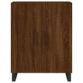 vidaXL Vysoká skrinka hnedý dub 69,5x34x180 cm spracované drevo
