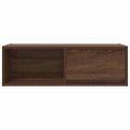 vidaXL TV skrinka, hnedý dub 80x31x25,5 cm spracované drevo