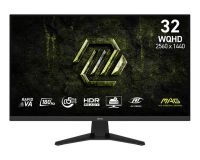 MSI MAG/325QF E18V/31,5''/VA/QHD/180Hz/0,5ms/Čierna/3R
