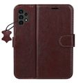 Puzdro Smart Luxe kožené pre Samsung Galaxy A13 4G hnedá