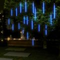 vidaXL Svetlá meteor 20 ks 30 cm modré 480 LED vnútorné vonkajšie