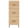 vidaXL Vysoká skrinka dub sonoma 34,5x34x180 cm spracované drevo