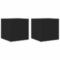 vidaXL Nástenné TV skrinky 2 ks čierne 30,5x30x30 cm
