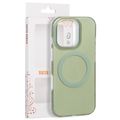 Puzdro Tecto Shield Mistiq Mag pre iPhone 16 Pro 6,3" olivové