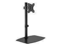 Stojan - pre Displej LCD - oceľ - čierna - veľkosť obrazovky: 13"-32" - na stôl