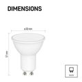 Smart LED žiarovka GoSmart MR16 / GU10 / 4,8 W (35 W) / 400 lm / RGB / stmievateľná /Zigbee