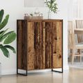 vidaXL Skriňa na topánky Staré drevo 79 x 36 x 100 cm Kompozitné drevo