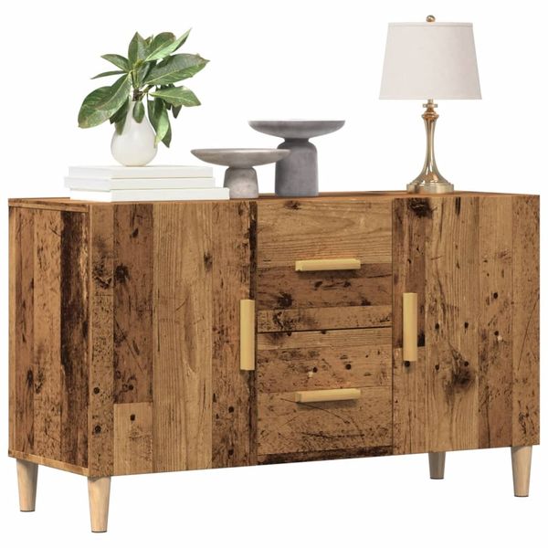 vidaXL Komoda čierna 100x36x60 cm kompozitné drevo