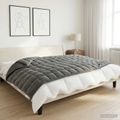 vidaXL Záťažová deka Antracitová 135 x 200 cm 10 kg 100% Bavlna 205T