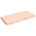 vidaXL Stolová doska 80x40x(2-6) cm neošetrený masív živé hrany