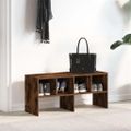 vidaXL Regál na topánky stohovateľné tmavý dub 89,5x30x40 cm