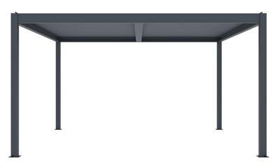 Bioklimatická pergola G21 Austin 4x4 m, antracitová hliníková