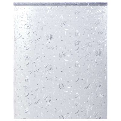 vidaXL Okenná fólia matná vzor kvetu 60x500 cm PVC
