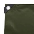 vidaXL Tarpaulin 650g / m² Olivovo zelená 6 x 8 m Plátno s PVC povrchom