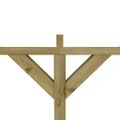 vidaXL Pergola k stene domu 2x4x2,2 m, drevo